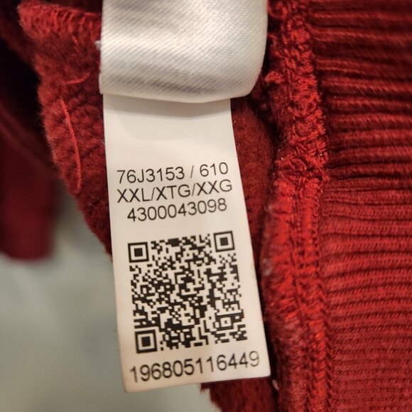 Tommy Hilfiger Vintage Signature Sweatshirt Retro Red - Size XXL - Picture 8 of 8